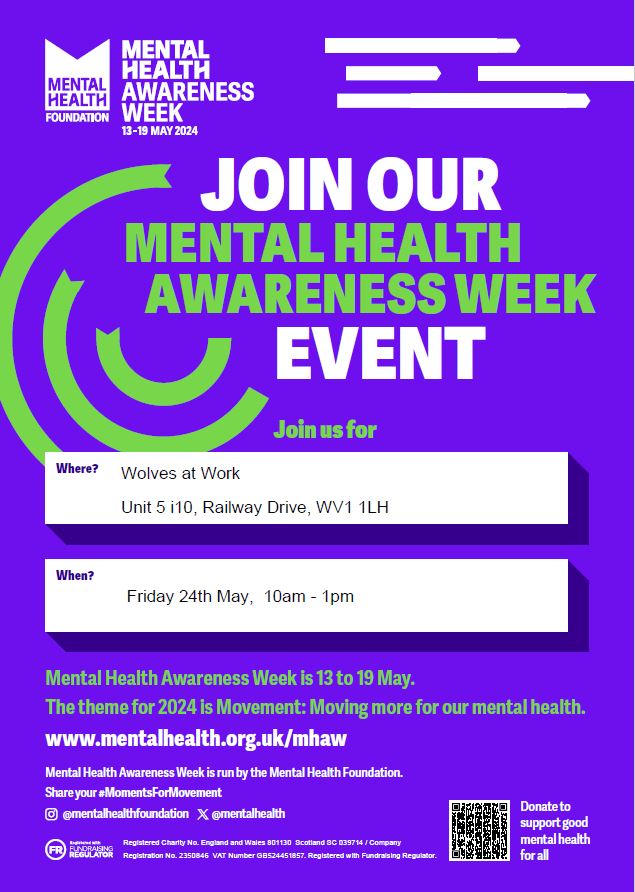 Wolves at Work MHAW 2024 24MAY24