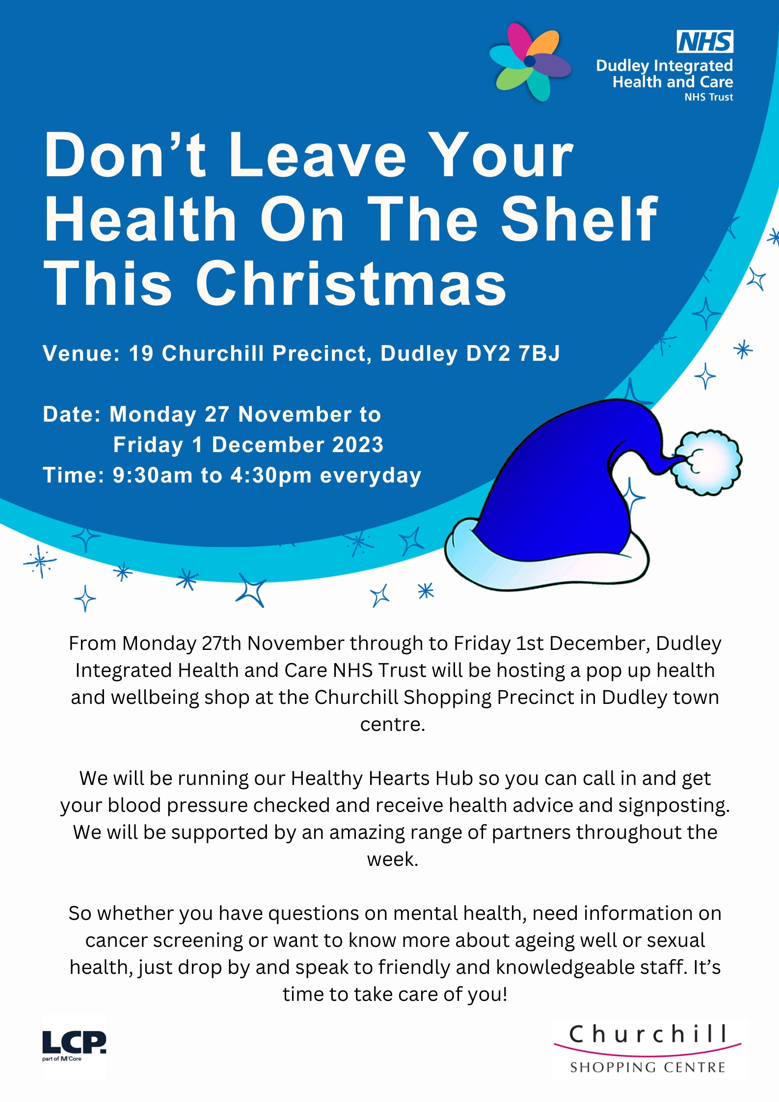 Health on the shelf poster