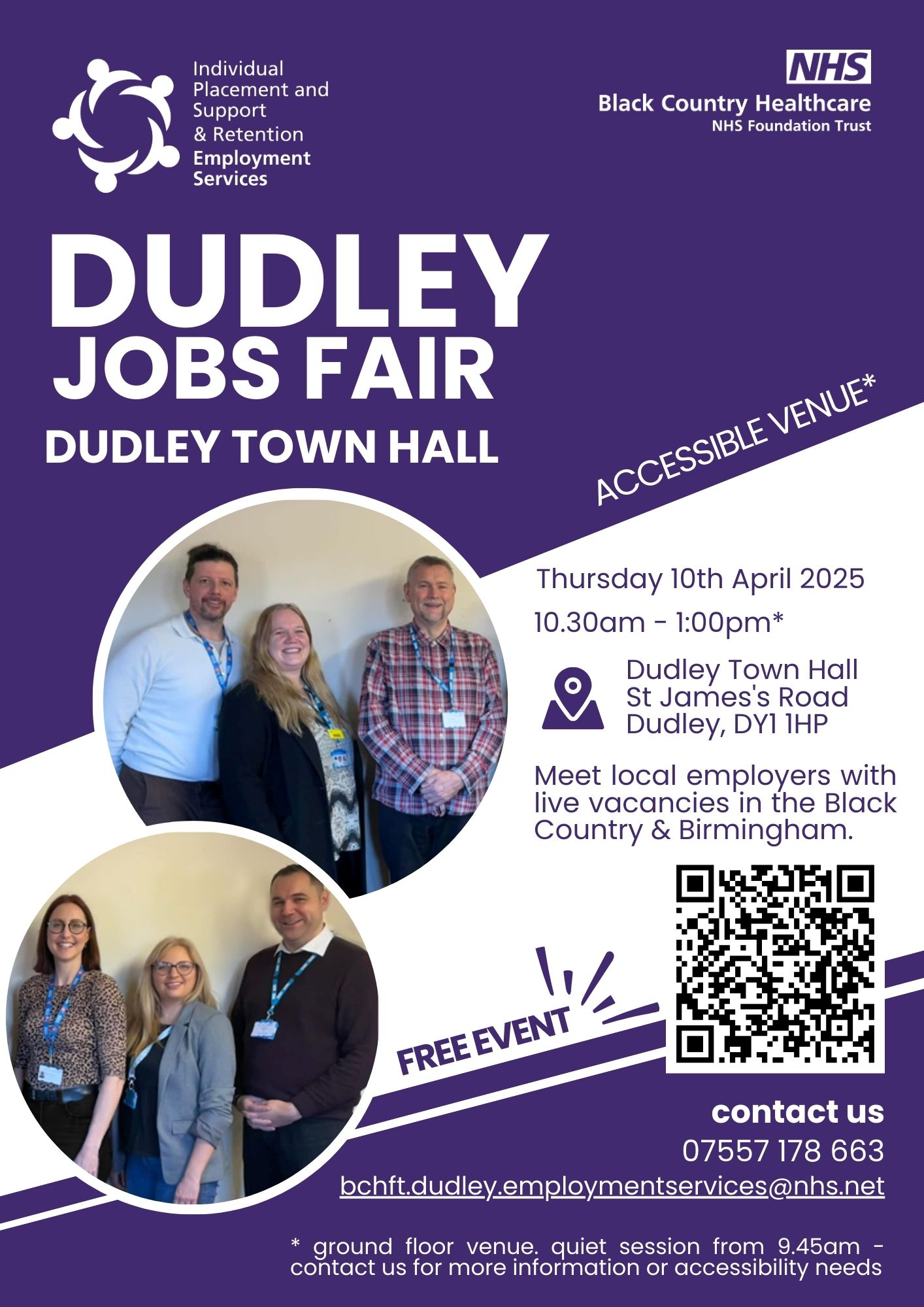 Dudley Jobs Fair Poster 2