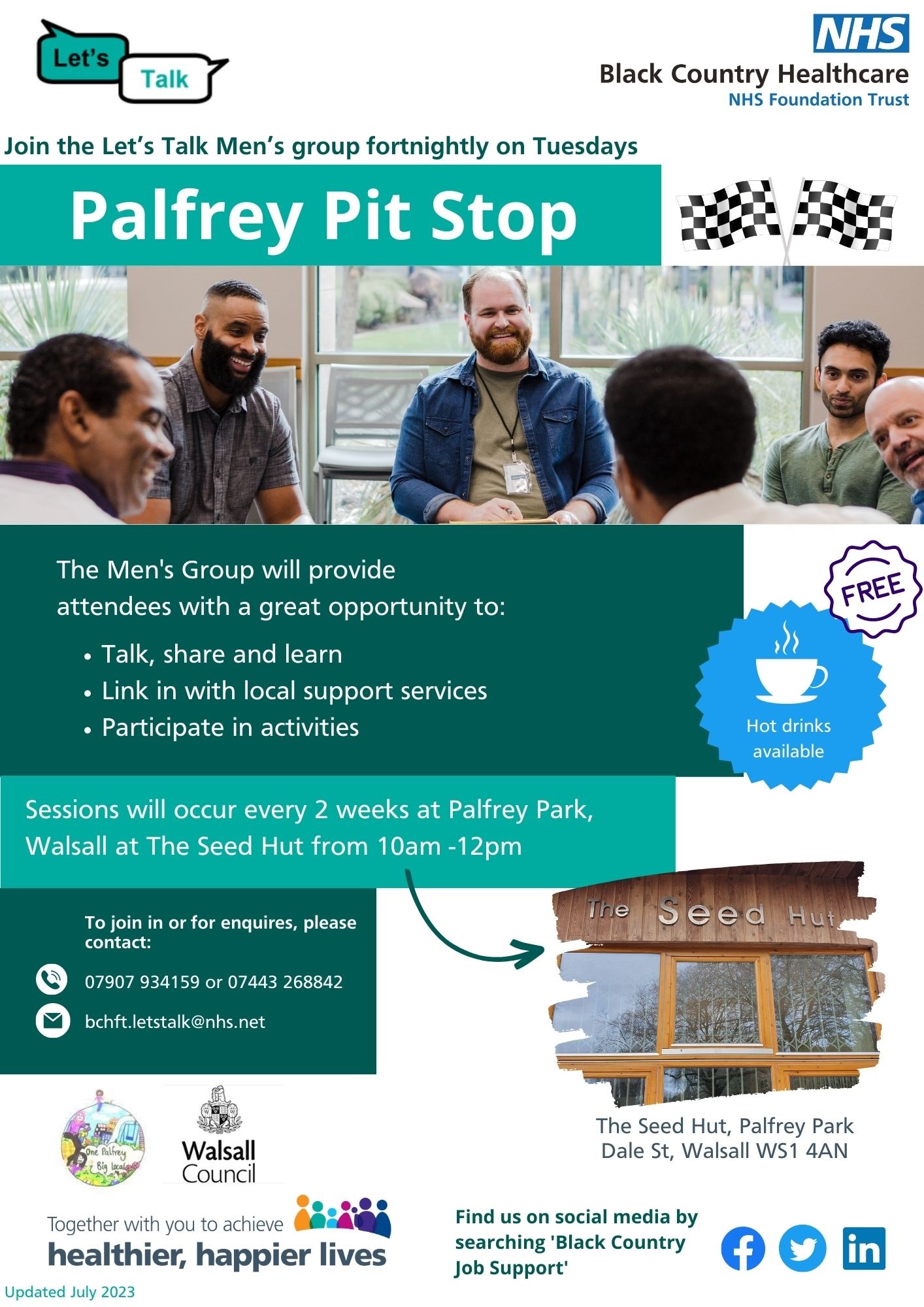 Lets Talk Palfrey Pitstop July