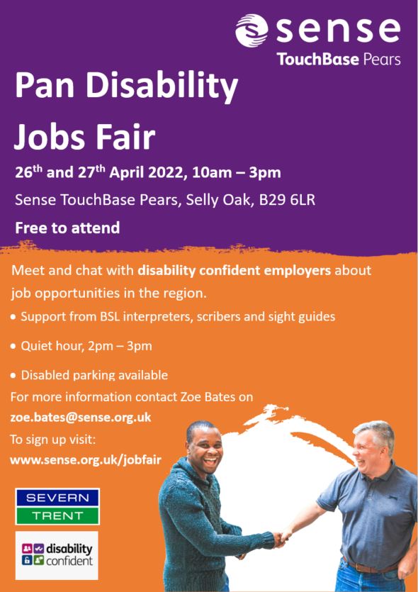 Pan Disability Jobs Fair Thrive