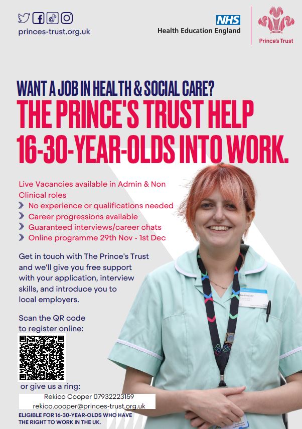 Princes Trust HSC Jobs