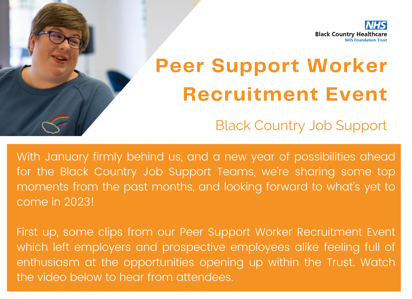 Peer Support Worker Event